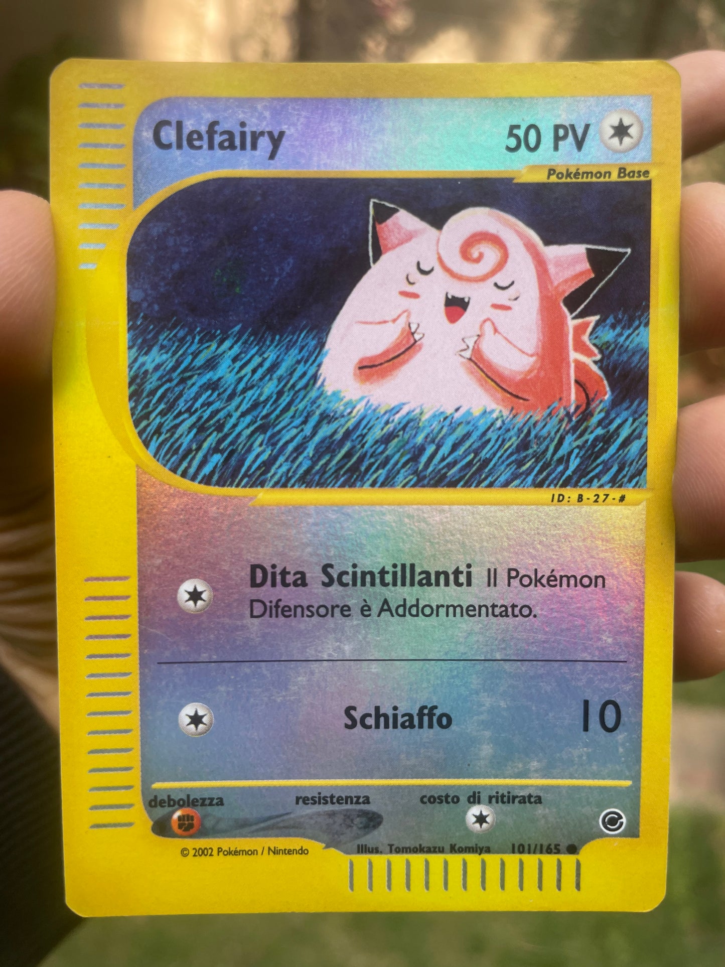 2002 Clefairy #101 Expedition [Reverse] LP (Italian)