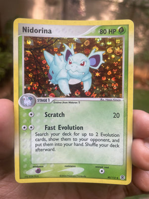 2004 Nidoran F #40 Fire Red [Reverse] NM-