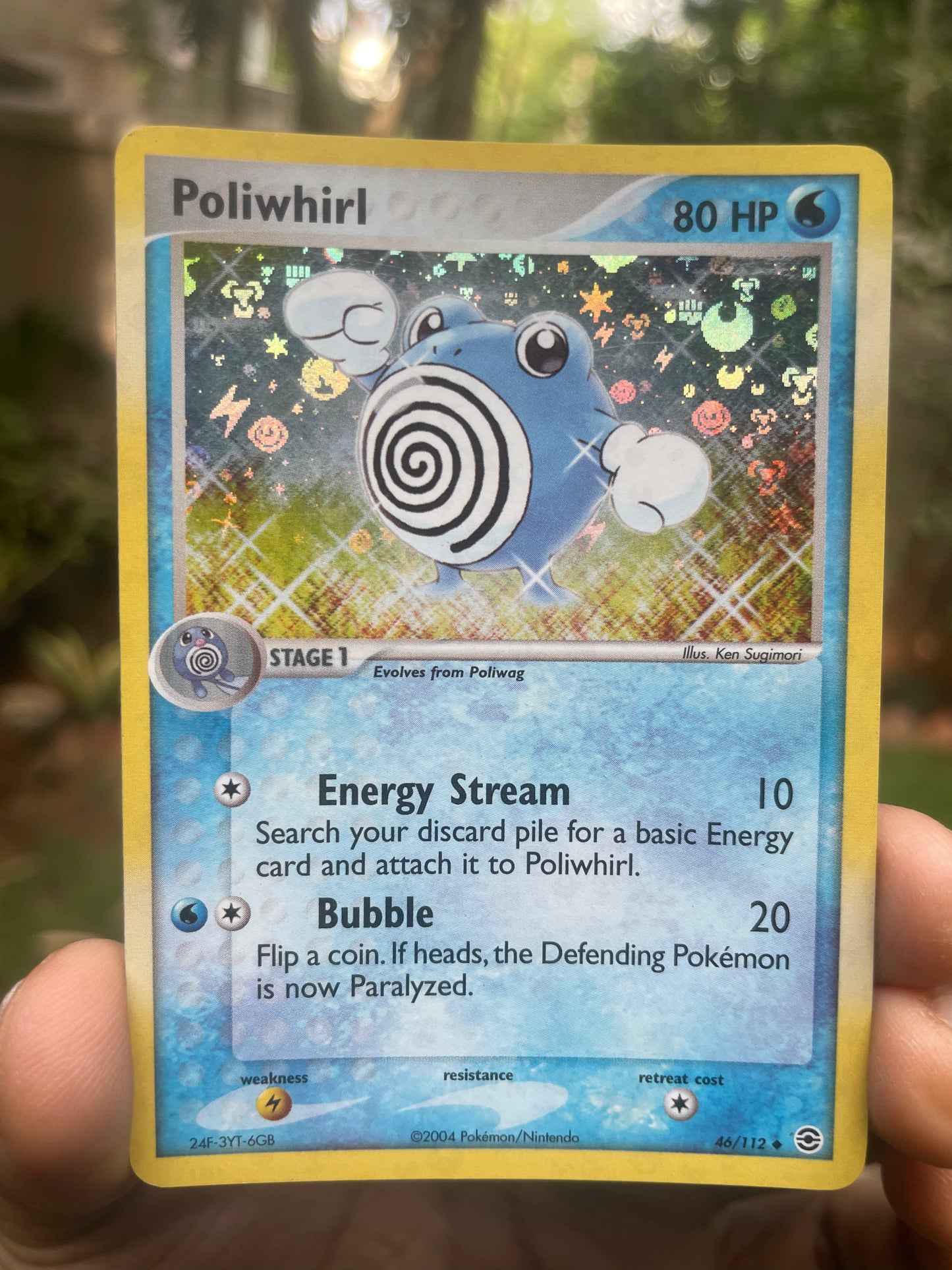 2004 Poliwhirl Fire Red [Reverse] LP