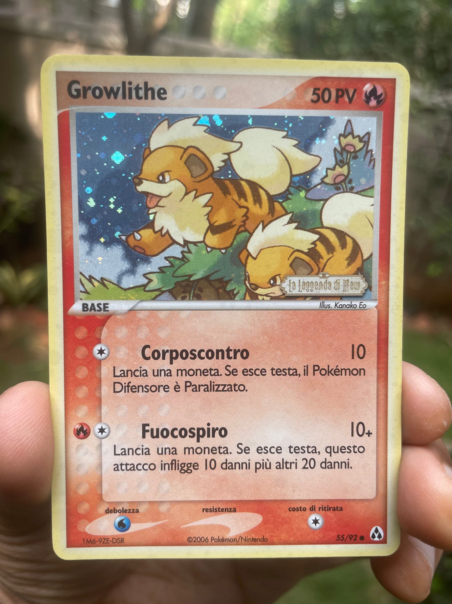 2006 Growlithe Legend Maker [Reverse] MP (Italian)