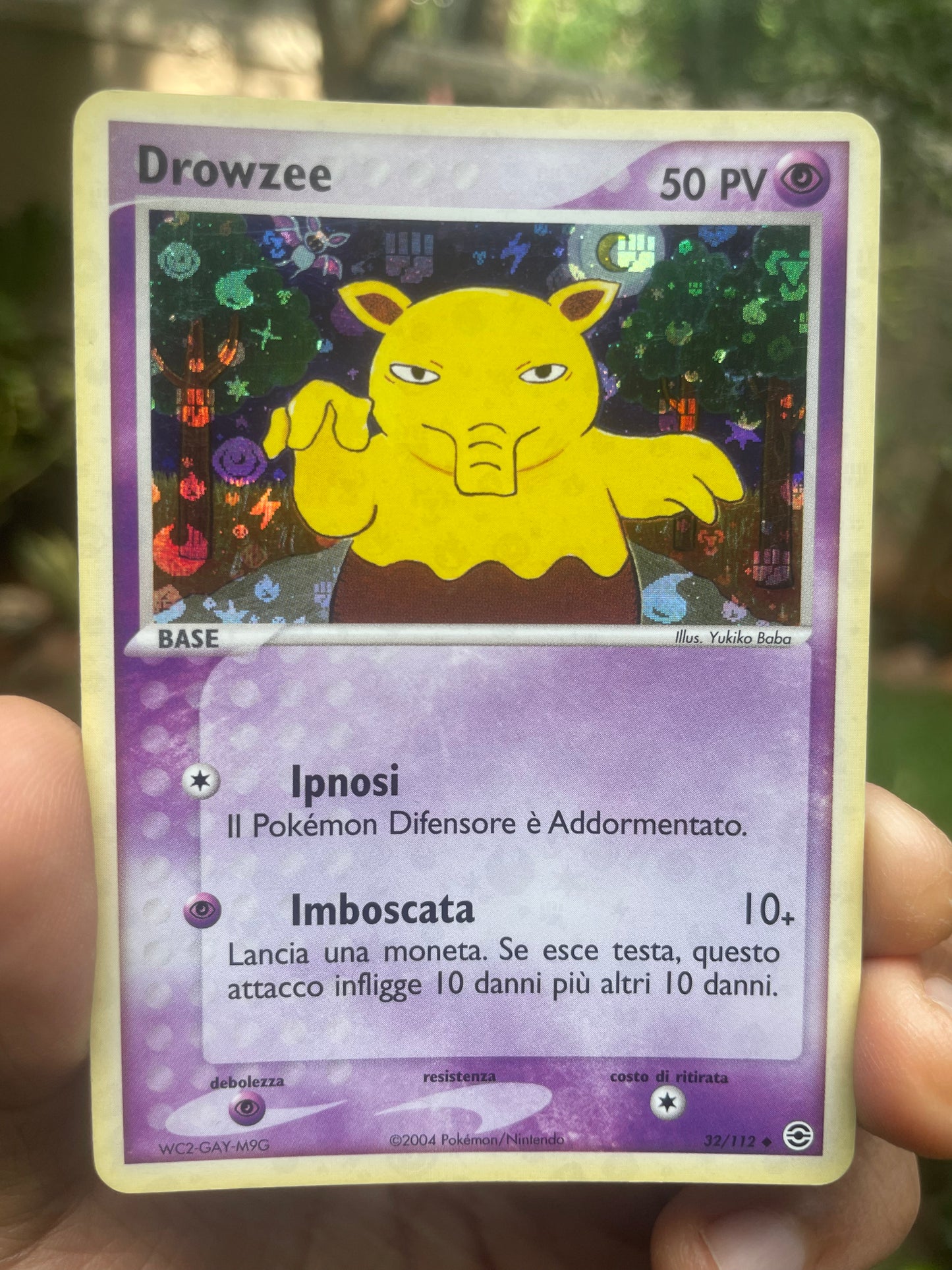 2004 Drowzee Fire Red [Reverse] LP (Italian)