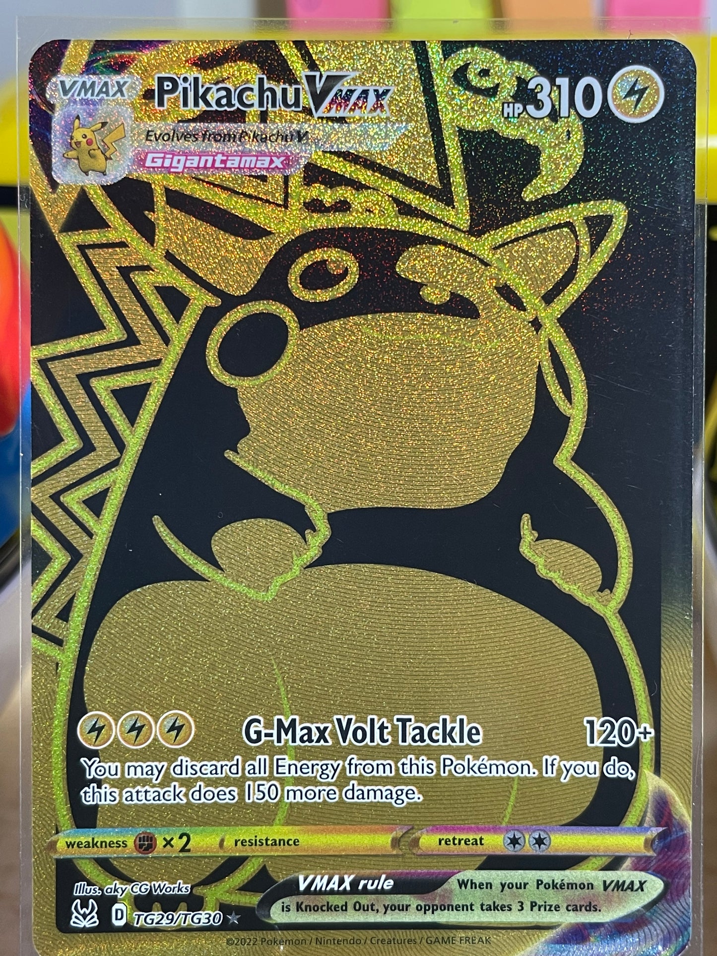 2022 Pikachu VMAX #TG29 Lost Origin