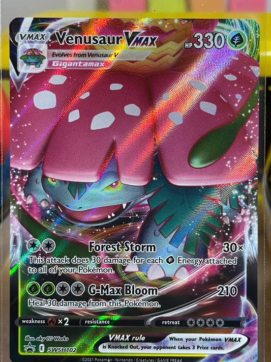 2021 Venusaur VMAX #SWSH102 Promo