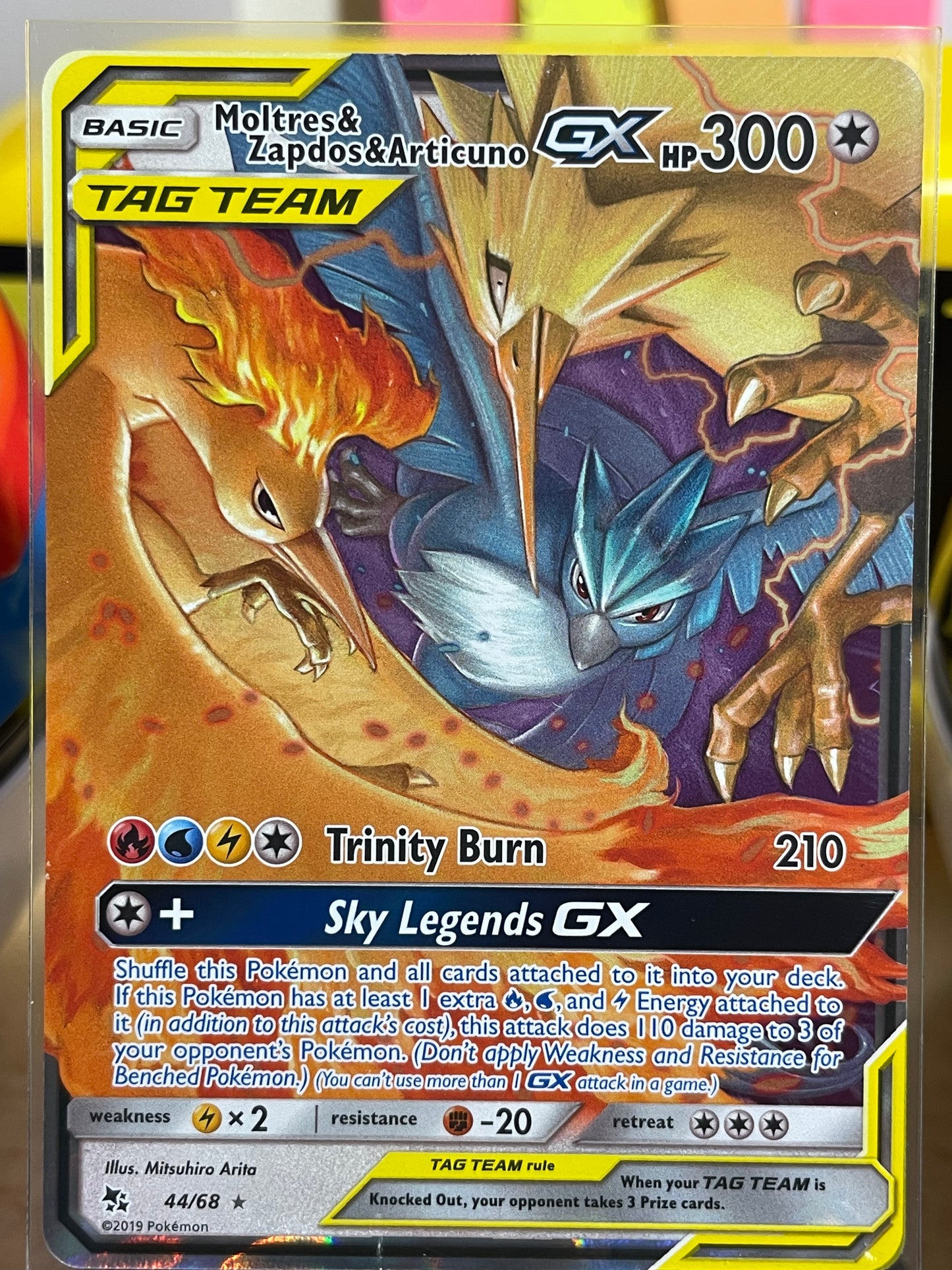 2019 Moltres & Zapdos & Articuno #44 Hiden Fates