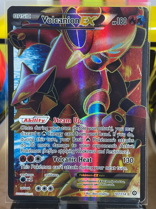 2016 Volcanion EX #107 Steam Siege
