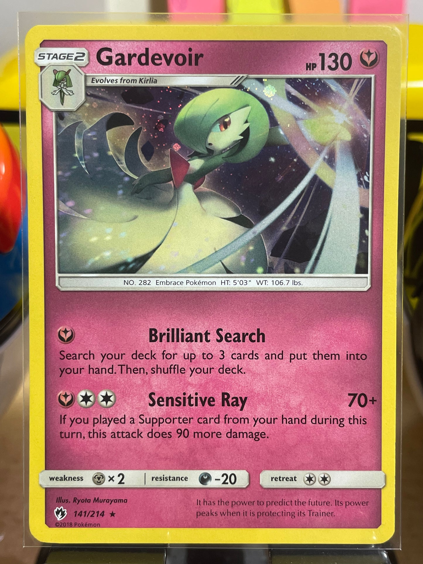 2018 Gardevoir [Holo] #141 Lost Thunder