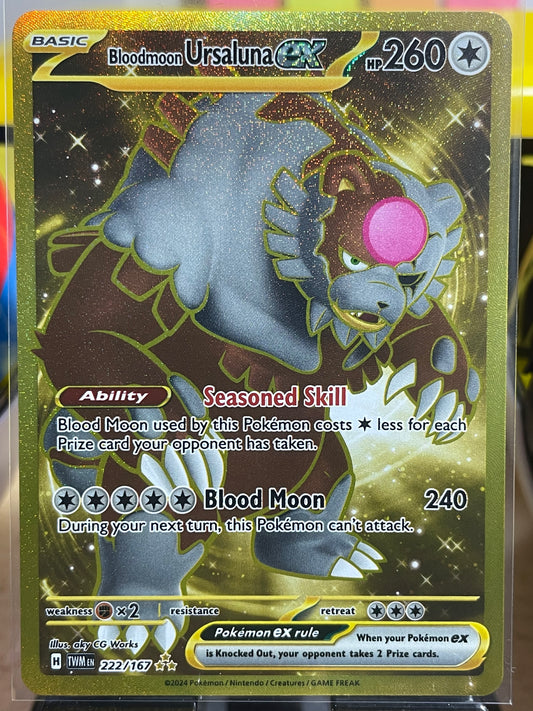 2024 Bloodmoon Ursaluna ex #222 Twilight Masquerade