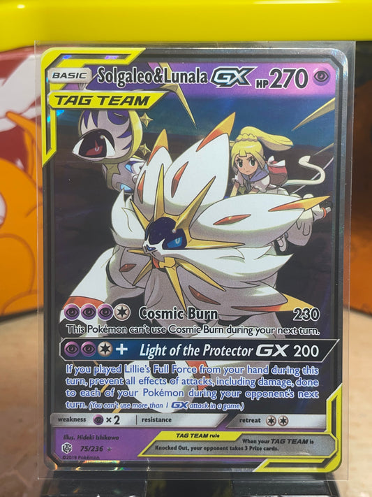 2019 Solgaleo & Lunala GX #75 Cosmic Eclipse