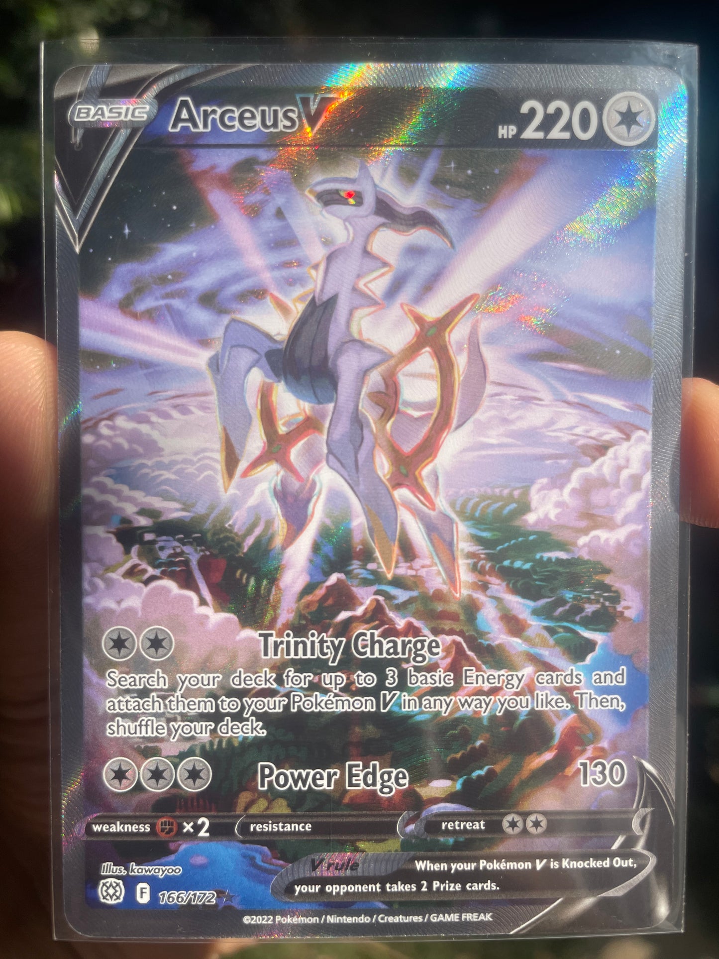 2022 Arceus V #166 Brilliant Stars