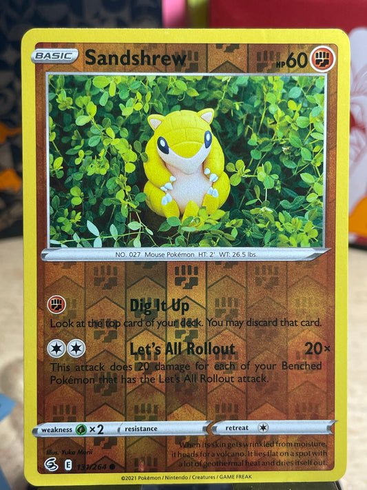 2021 Sandshrew [Reverse] #131 Fusion Strike