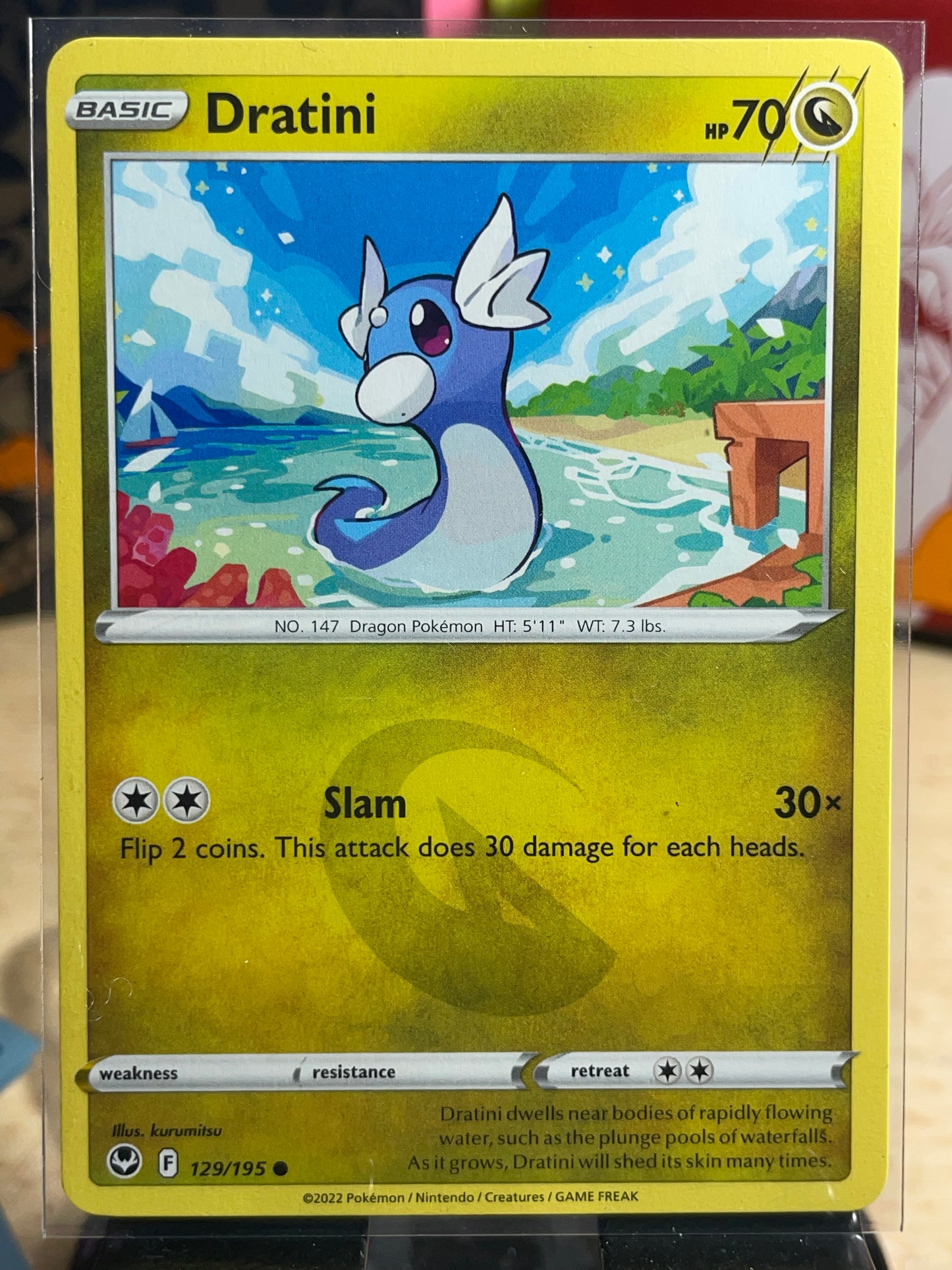 2022 Dratini #129 Silver Tempest