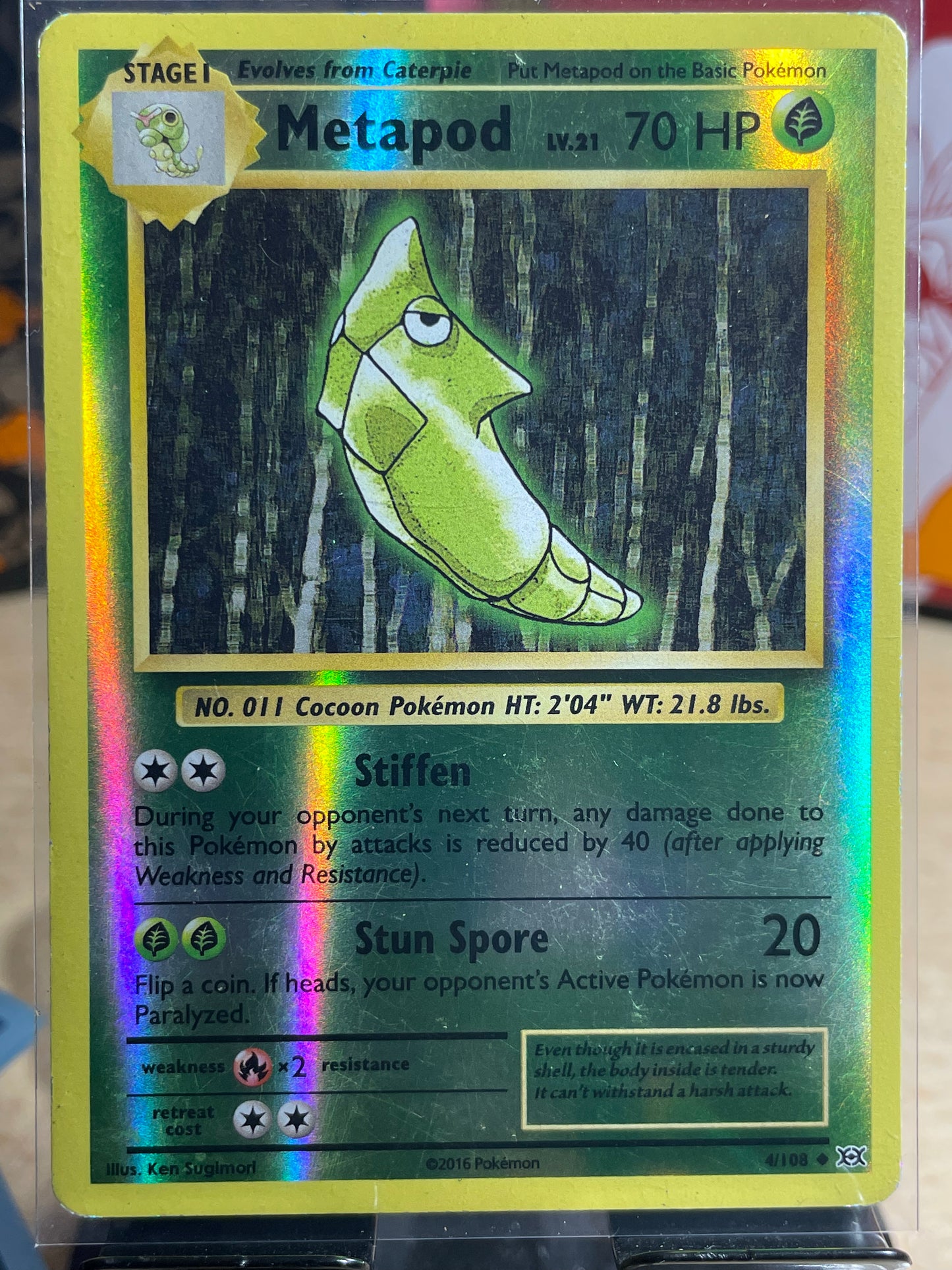 2016 Metapod [Reverse] #4 Evolutions