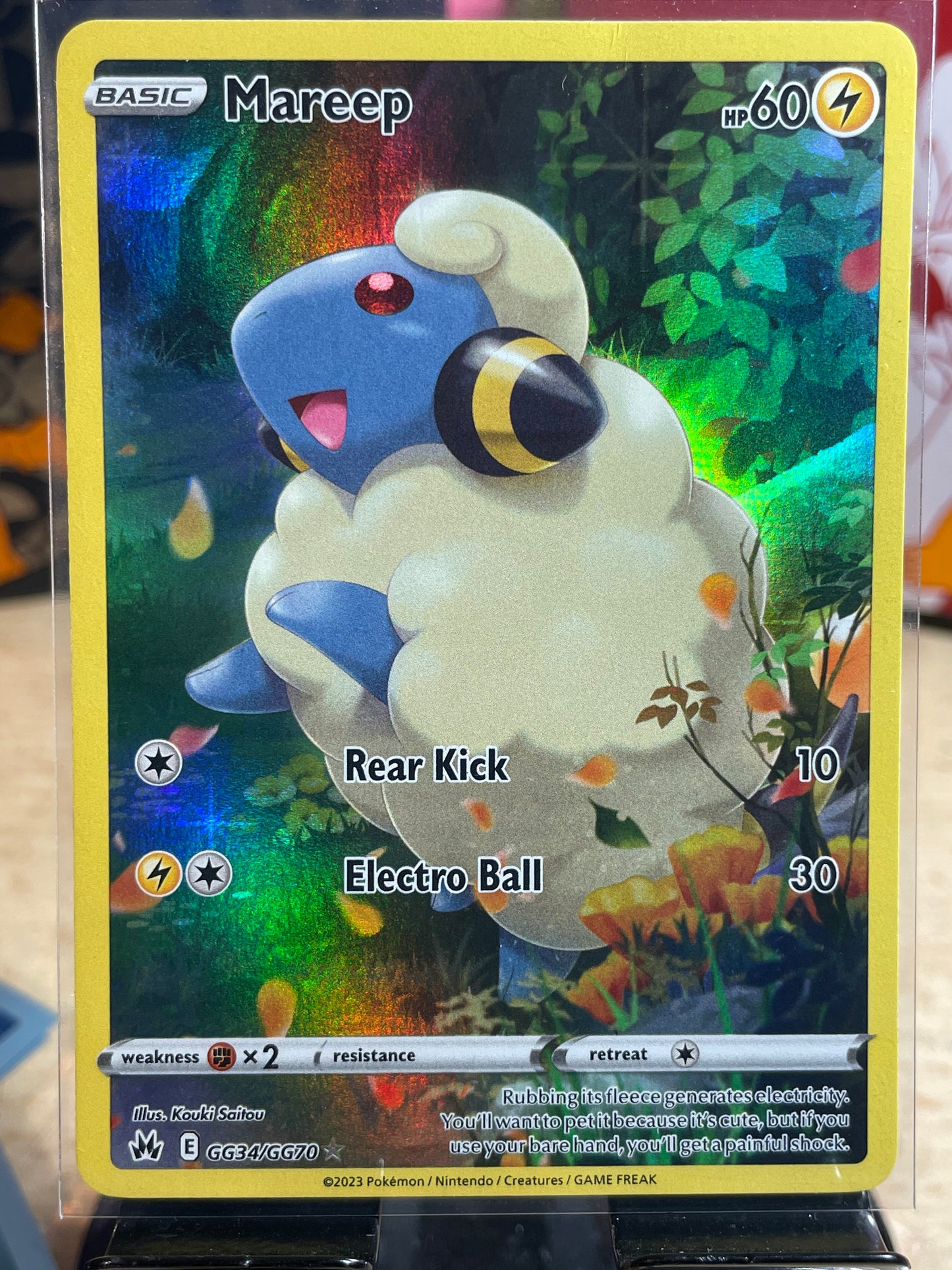 2023 Mareep #GG34 Crown Zenith