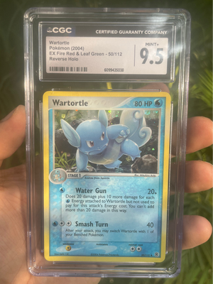 (CGC 9.5) 2004 Fire Red & Leaf Green Wartortle [Reverse]