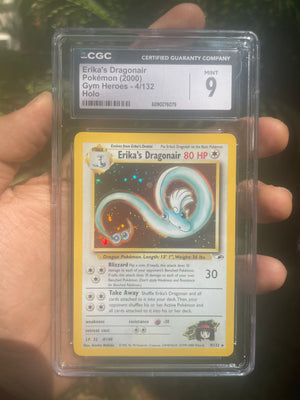 (CGC 9) 2000 Gym Heroes 004 Erika's Dragonair
