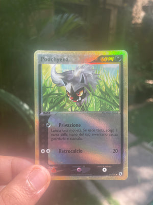 2003 Ruby & Sapphite 64 Poochyena [Reverse] (Italian)
