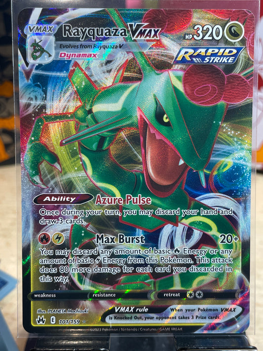 2023 Rayquaza VMAX #101 Crown Zenith