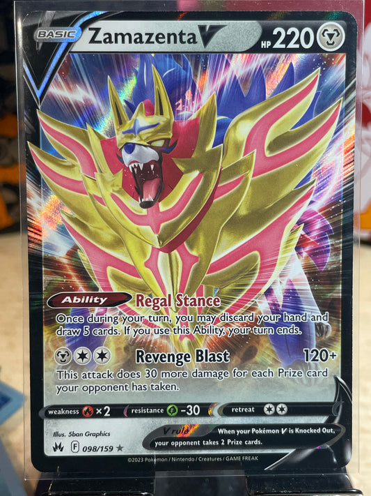 2023 Zamazenta V #98 Crown Zenith