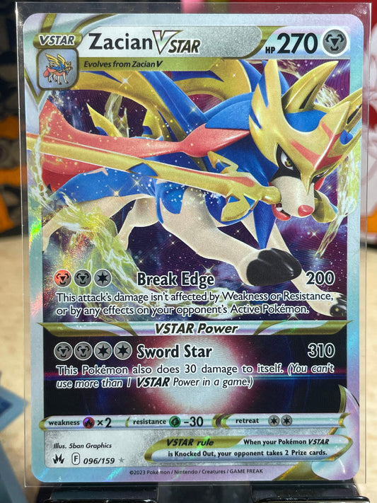 2023 Zacian VSTAR #96 Crown Zenith