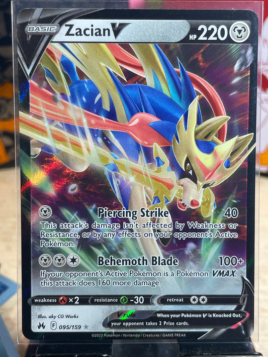 2023 Zacian V #95 Crown Zenith