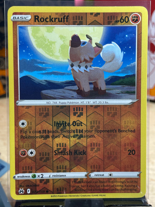 2023 Rockruff [Reverse] #73 Crown Zenith