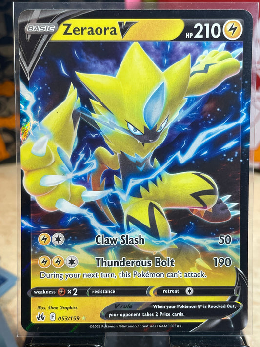 2023 Zeraora V #53 Crown Zenith