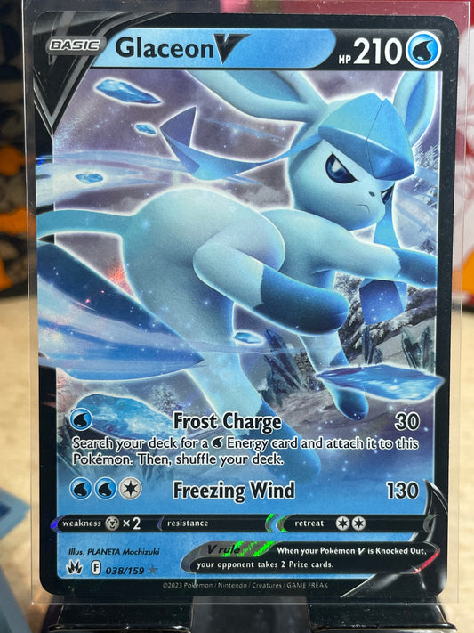2023 Glaceon V #38 Crown Zenith