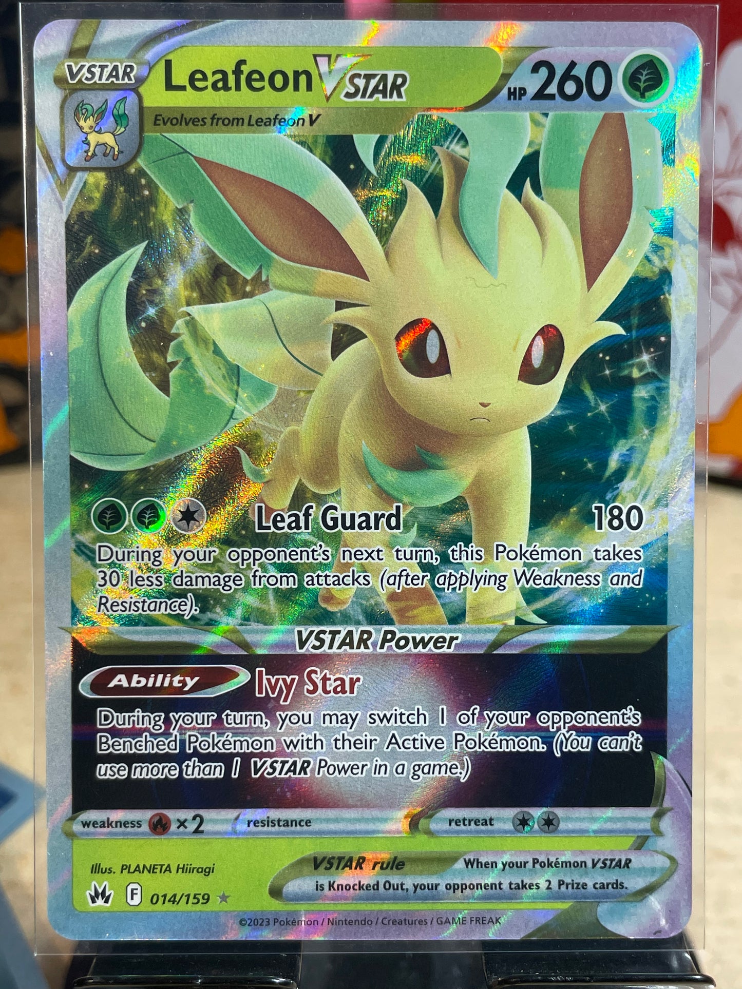 2023 Leafeon VSTAR #14 Crown Zenith