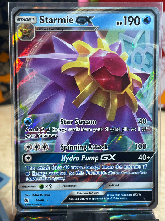 2019 Starmie GX #14 Hidden Fates