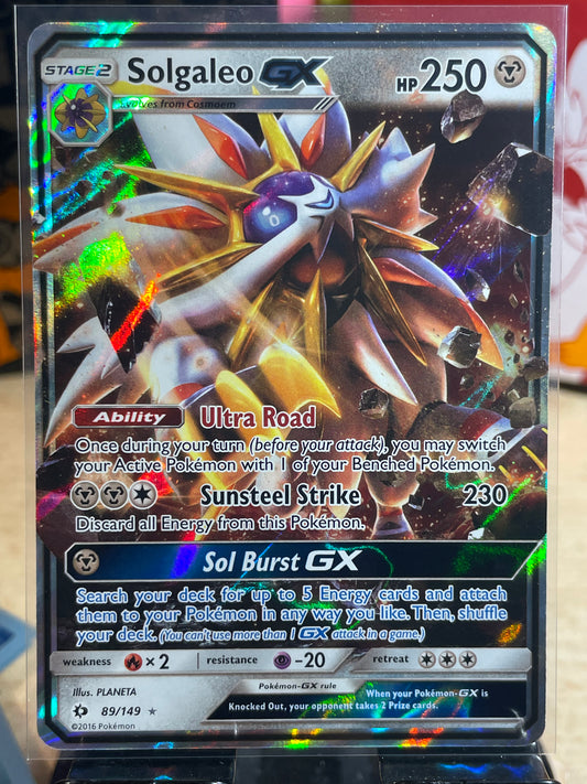 2016 Solgaleo GX #89 Sun & Moon