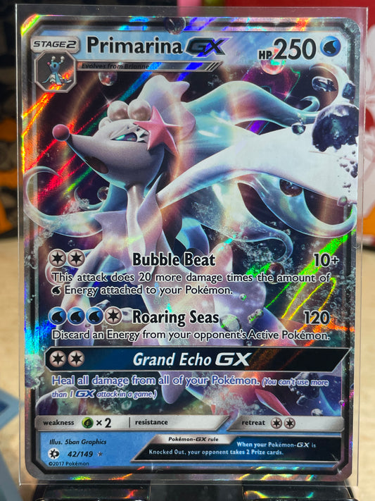 2017 Primarina GX #42 Sun & Moon