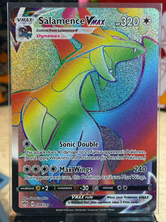 2020 Salamence VMAX #194 Darkness Ablaze
