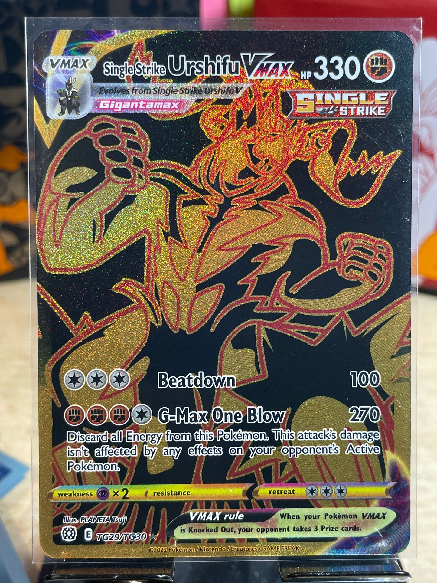 2022 Single Strike Urshifu VMAX #TG29 Briliant Stars