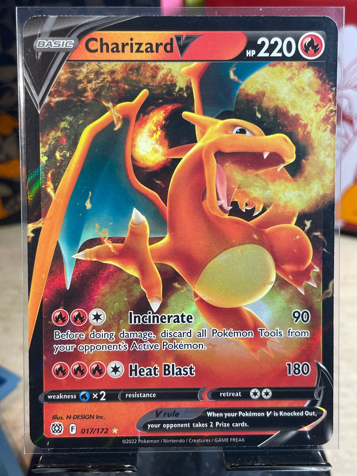 2022 Charizard V #17 Brilliant Stars