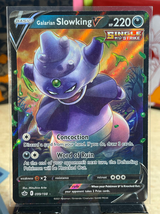 2021 Galarian Slowking V #99 Chilling Reign