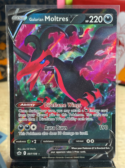 2021 Galarian Moltres V #97 Chilling Reign