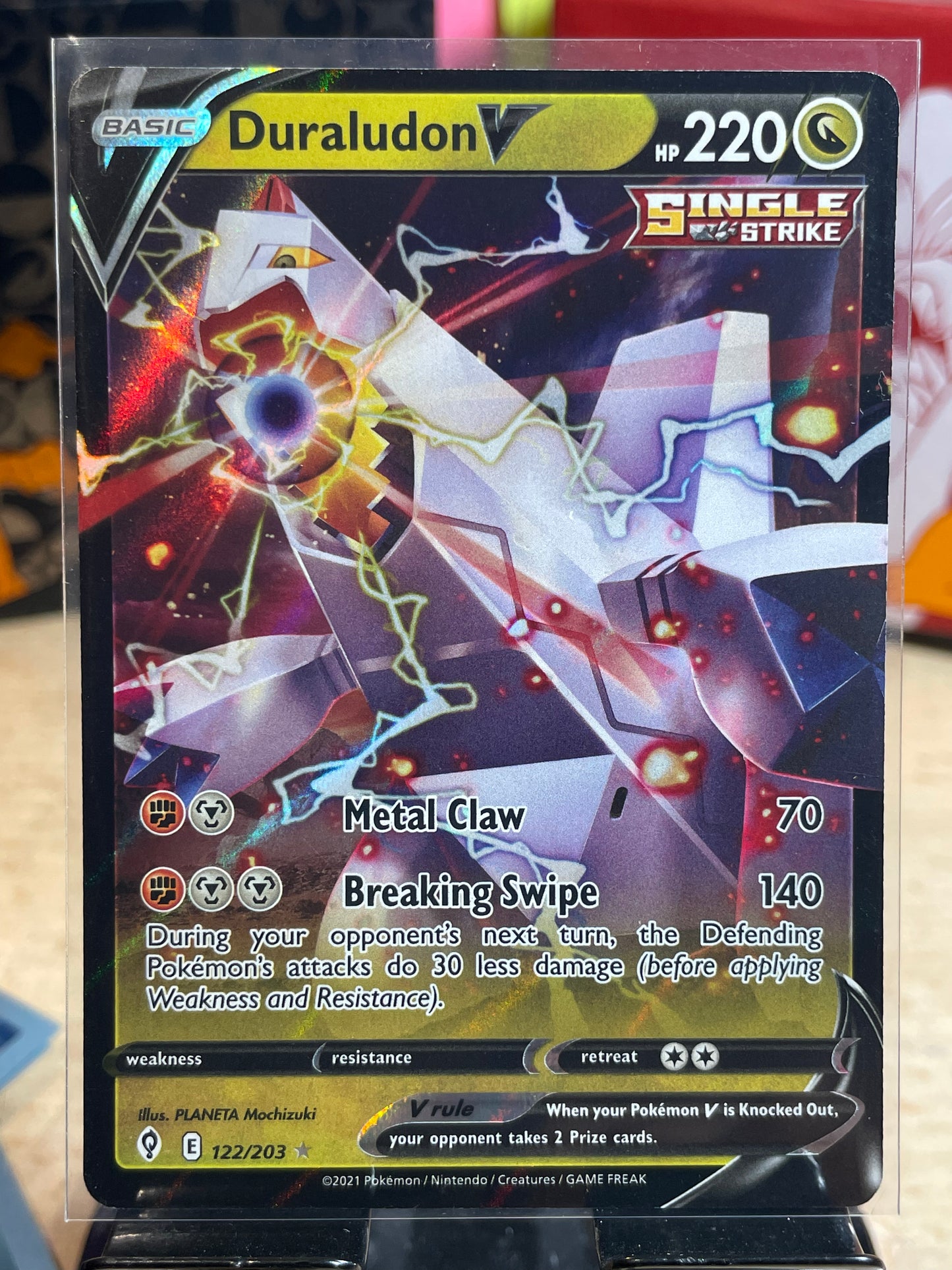 2021 Duraludon V #122 Evolving Skies