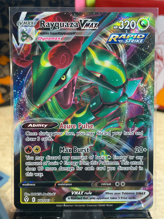 2021 Rayquaza VMAX #111 Evolving Skies