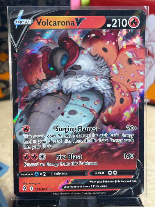 2021 Volcarona V #21 Evolving Skies