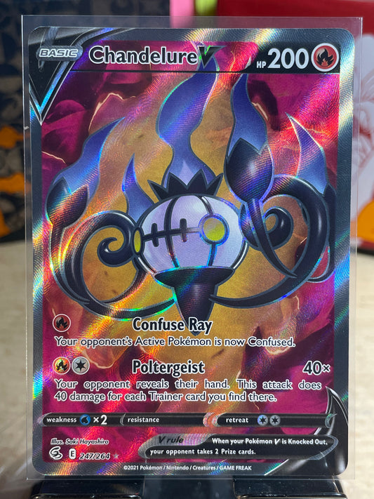 2021 Chandelure V #247 Fusion Strike