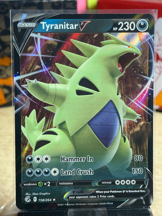 2021 Tyranitar V #158 Fusion Strike