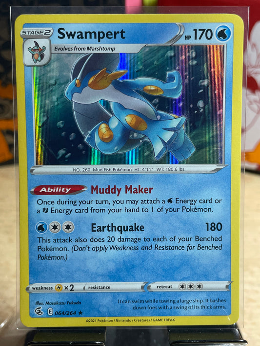 2021 Swampert [Holo] #64 Fusion Strike