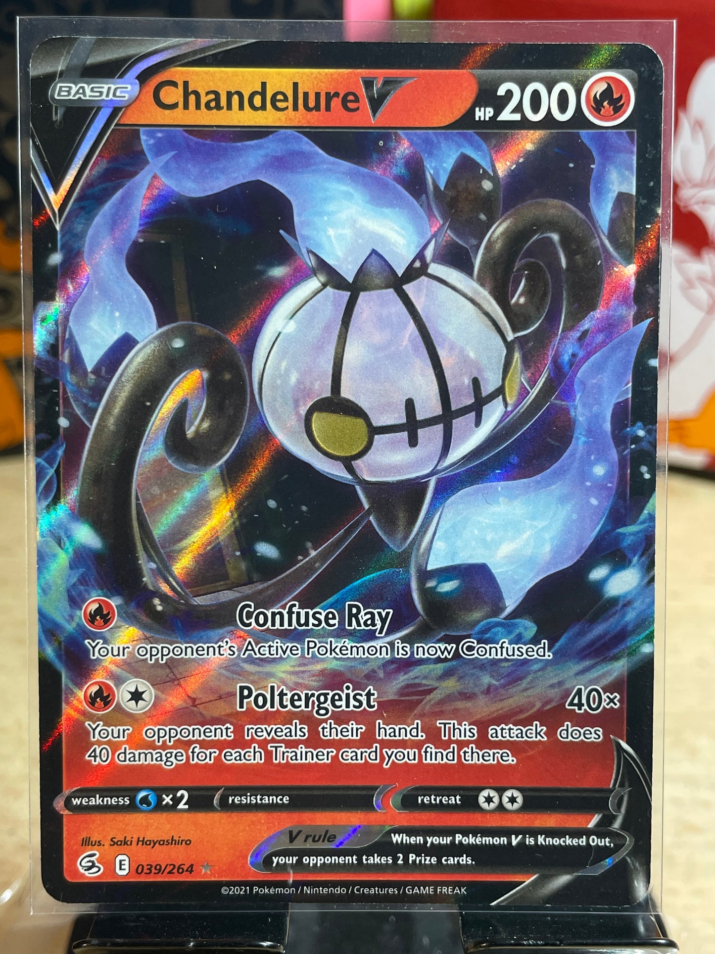2021 Chandelure V #39 Fusion Strike