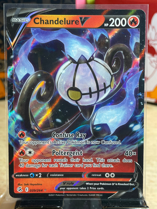 2021 Chandelure V #39 Fusion Strike