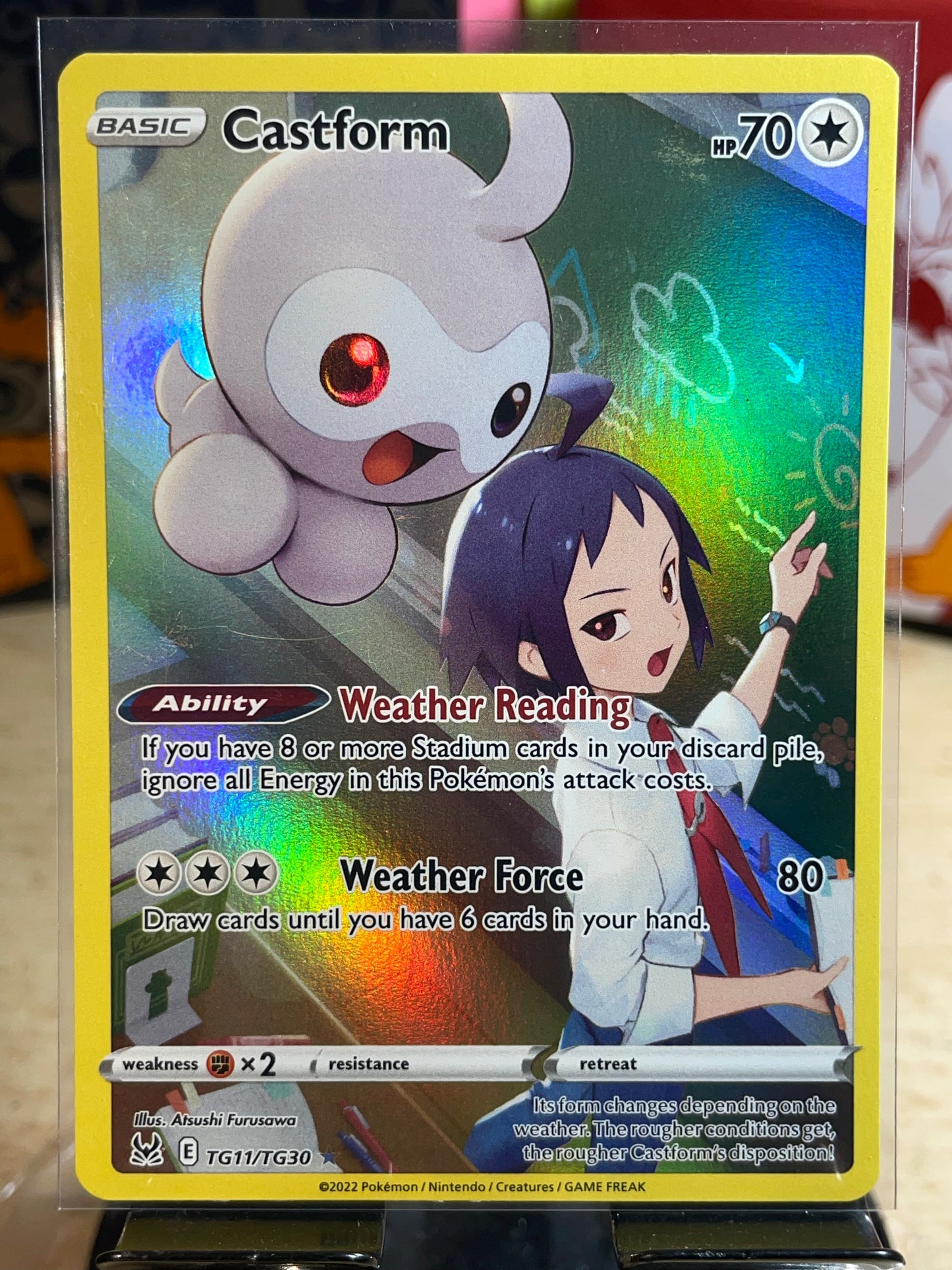 2022 Castform #TG11 Lost Origin