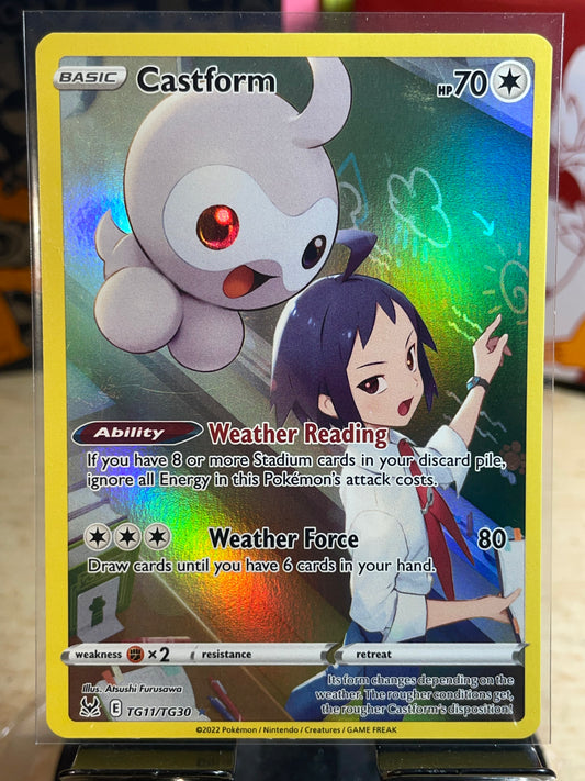 2022 Castform #TG11 Lost Origin