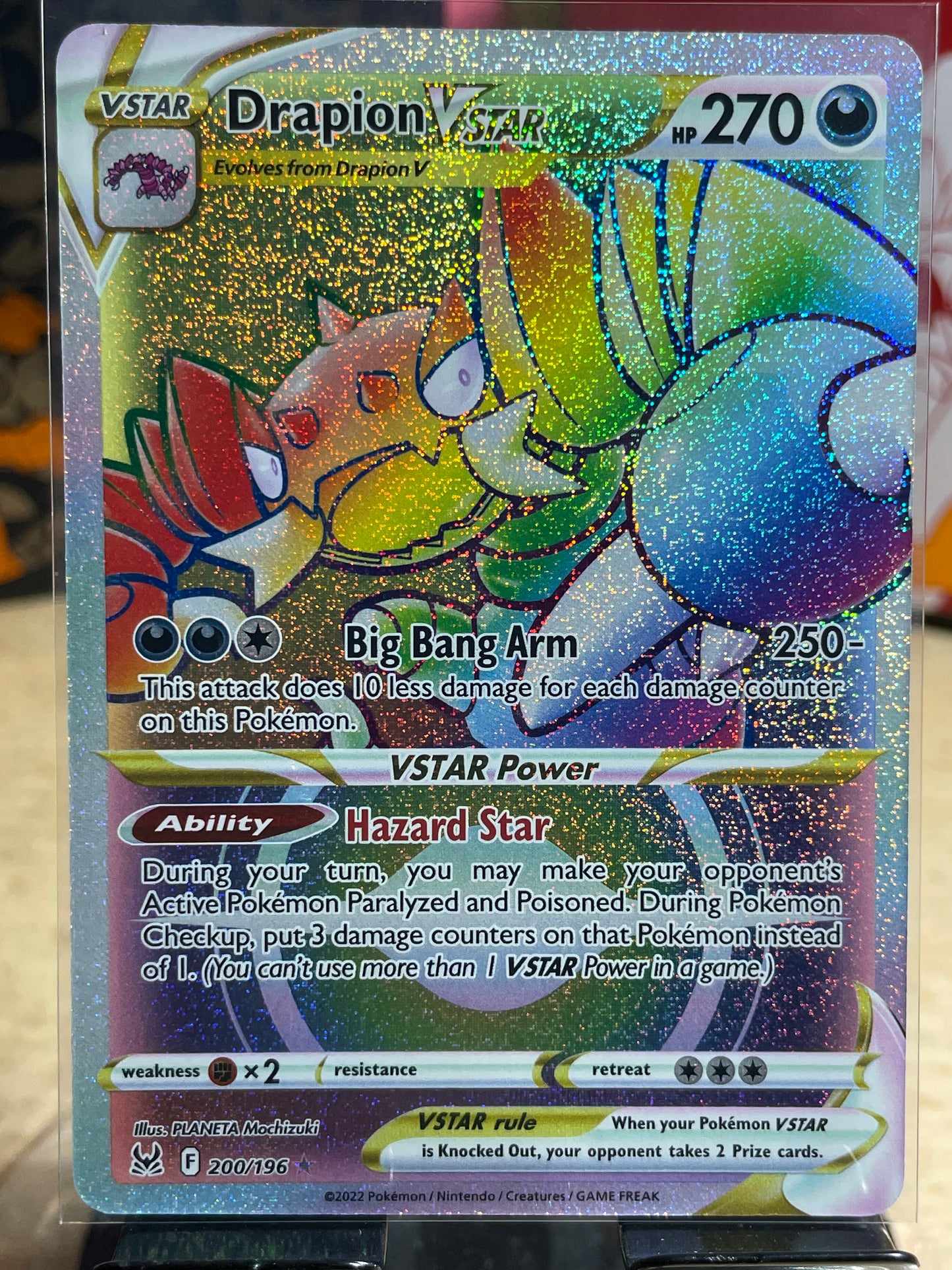 2022 Drapion VSTAR #200 Lost Origin