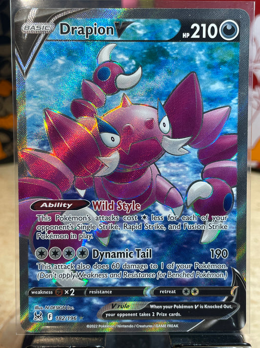 2022 Drapion V #182 Lost Origin