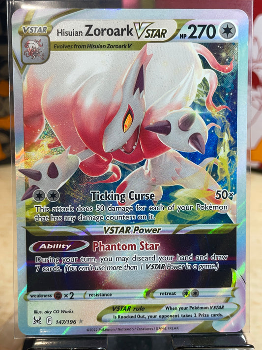 2022 Hisuian Zoroark VSTAR #147 Lost Origin