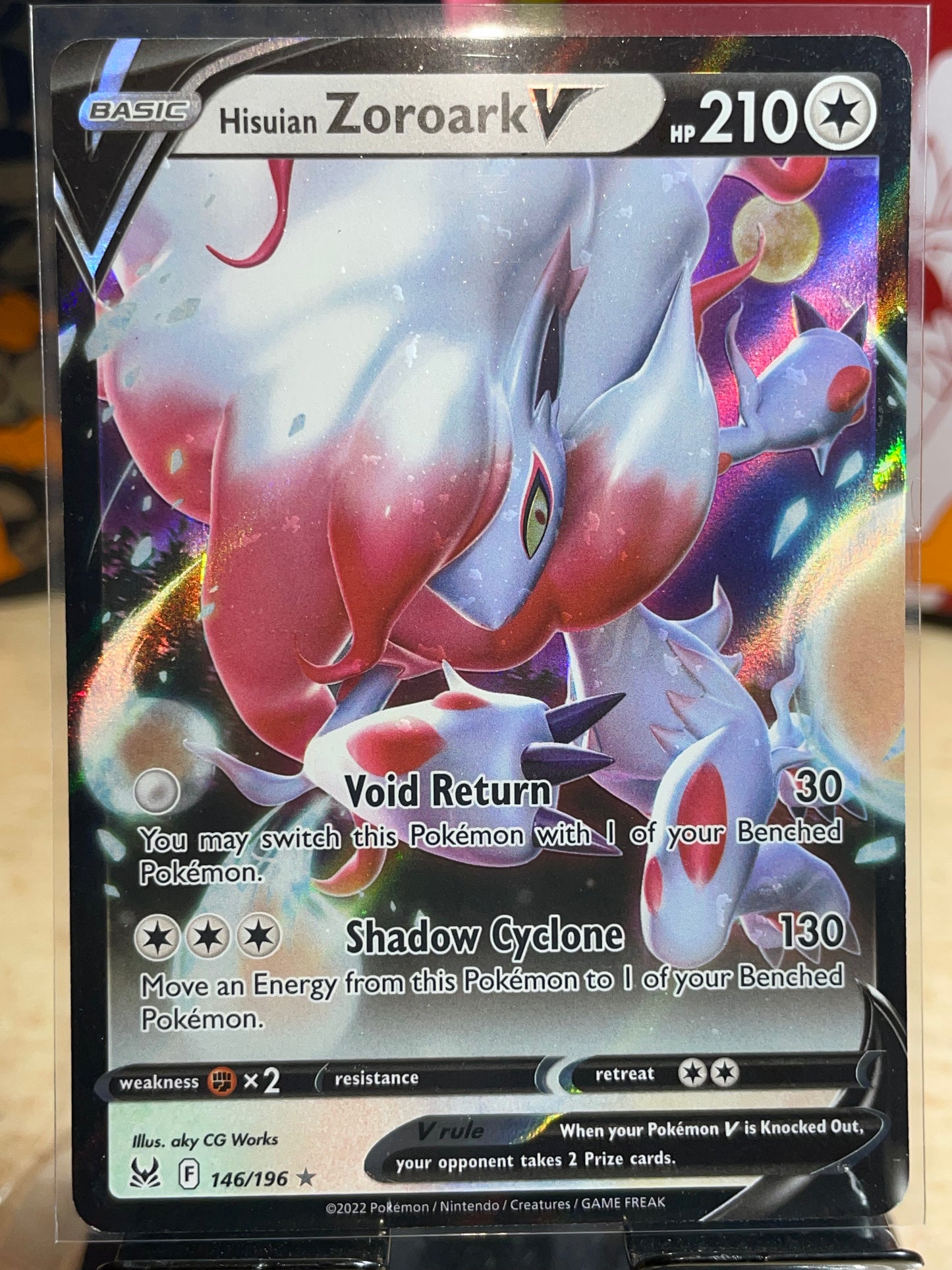 2022 Hisuian Zoroark V #146 Lost Origin